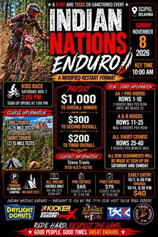 2026 Indian Nations Enduro