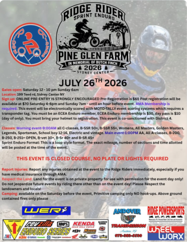 2026 Rd 5 | Ridge Rider Sprint Enduro