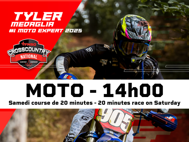 MOTO 14:00 (PM) - Samedi / Saturday