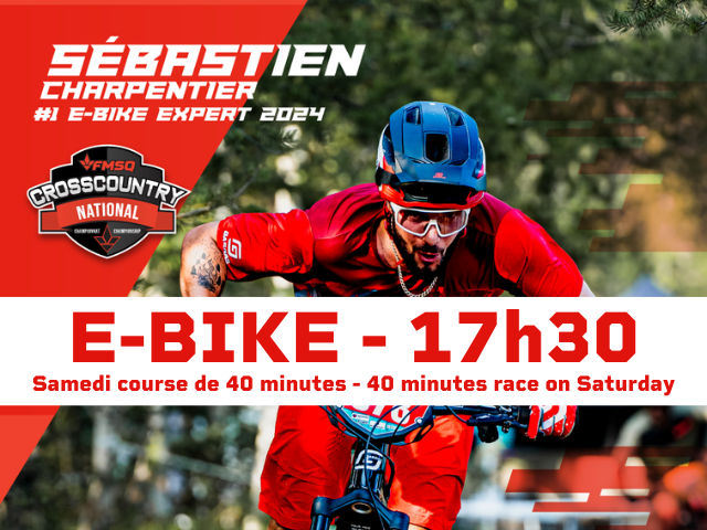 E-BIKE 17:30 (PM) - Samedi / Saturday