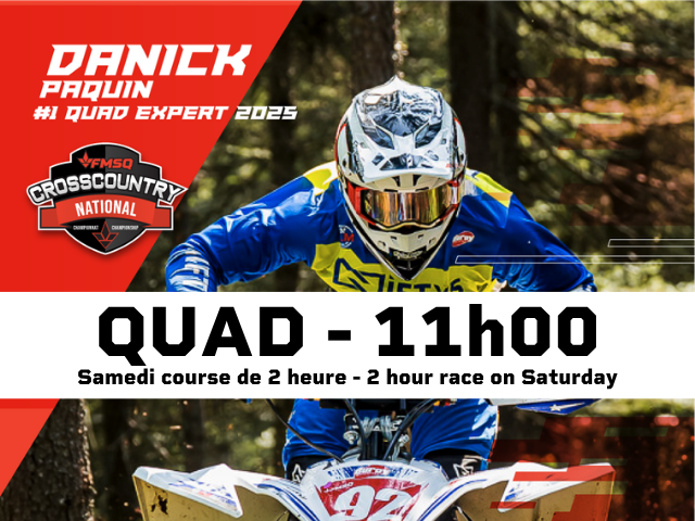 QUAD 11:00 (AM) - Samedi / Saturday
